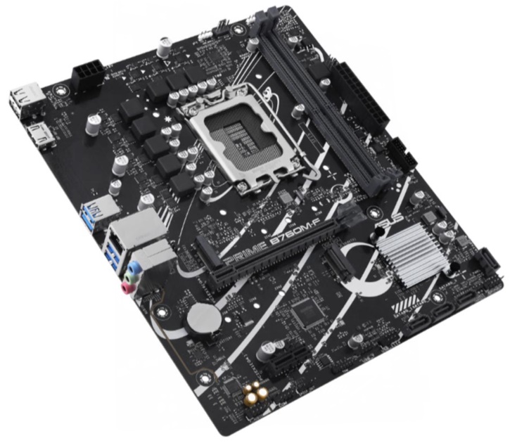 Mainboard Asus Prime B760M-F DDR5 (Intel B760/ Socket 1700/ M-ATX/ 2 khe ram)