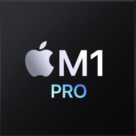 Laptop Apple Macbook Pro 14"/ M1 Pro chip 10‑core CPU/ 16‑core GPU/ 16Gb/ 1Tb/ Silver (MKGT3SA/A)