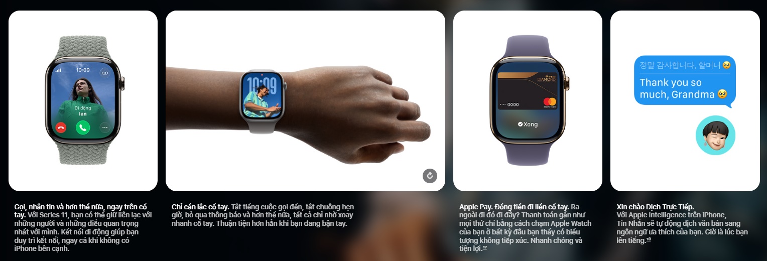 Đồng hồ th&ocirc;ng minh Apple Watch Series 11 