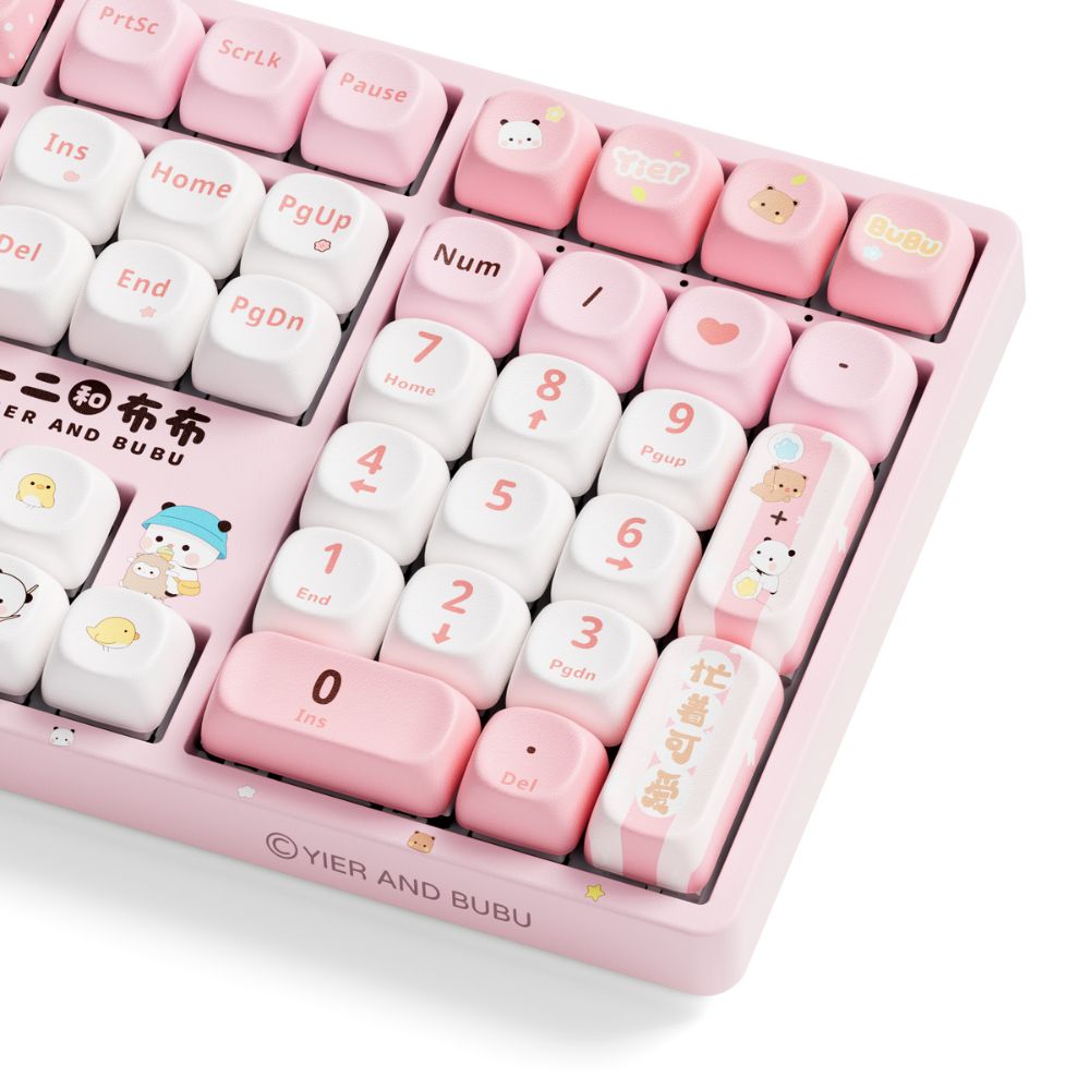 B&agrave;n ph&iacute;m cơ AKKO 5108B Plus Yier and Bubu pink (Hồng)