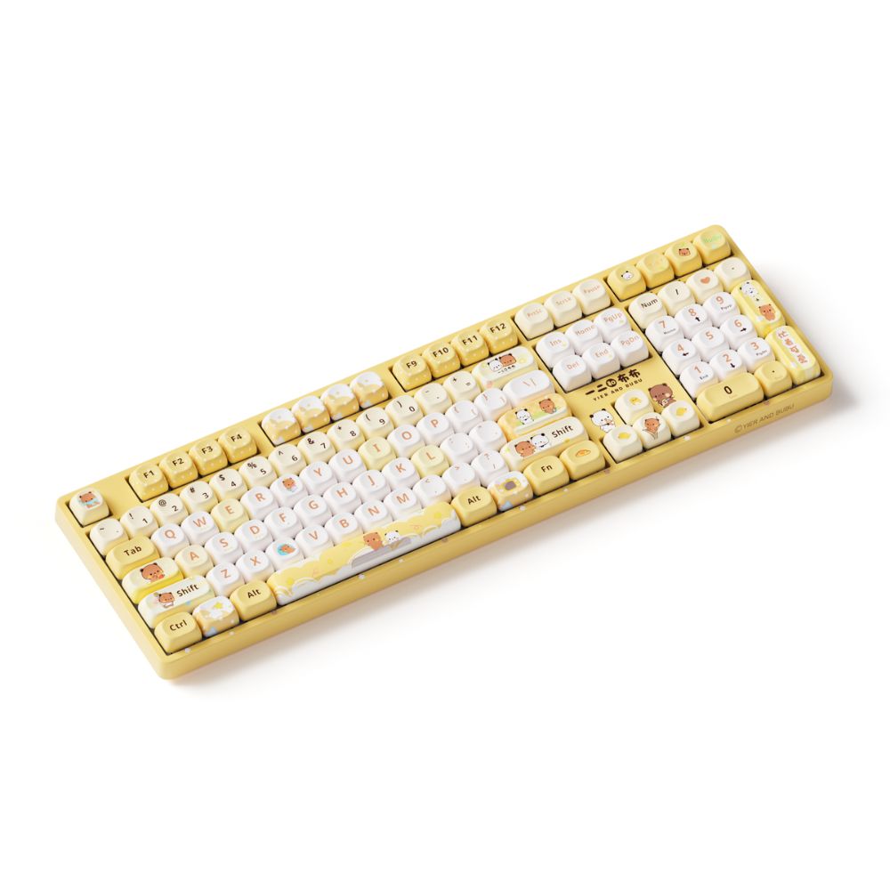 B&agrave;n ph&iacute;m cơ AKKO 5108B Plus Yier and Bubu yellow (V&agrave;ng)