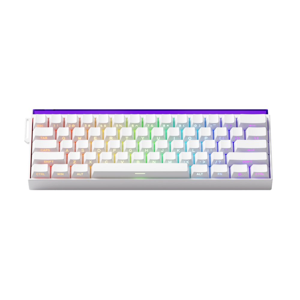 B&agrave;n ph&iacute;m cơ AKKO Veekos Shine60 SP White (Trắng)