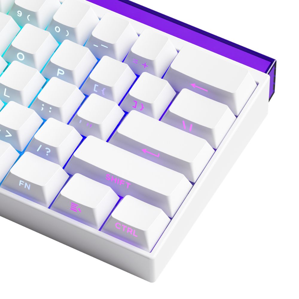 B&agrave;n ph&iacute;m cơ AKKO Veekos Shine60 SP White Multi Mode (Trắng)