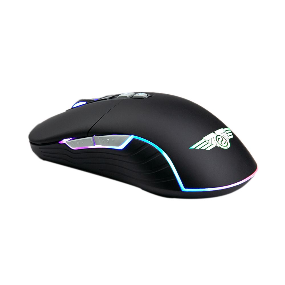 Chuột Gaming kh&ocirc;ng d&acirc;y Newmen WGX6 ĐEN (Bluetooth/Wireless/ Pin sạc)