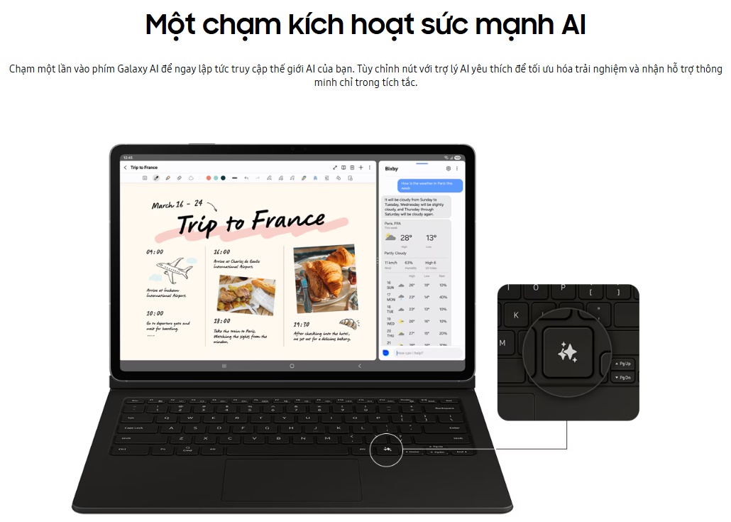 M&aacute;y t&iacute;nh bảng Samsung Galaxy Tab S10 FE Plus Wifi - X620 