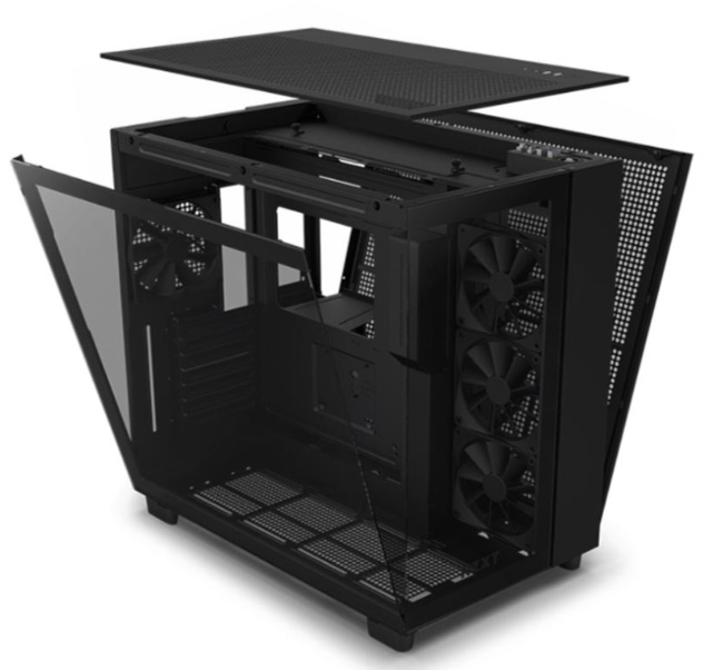 Vỏ máy tính NZXT H9 Flow Black (CM-H91FB-01) 
