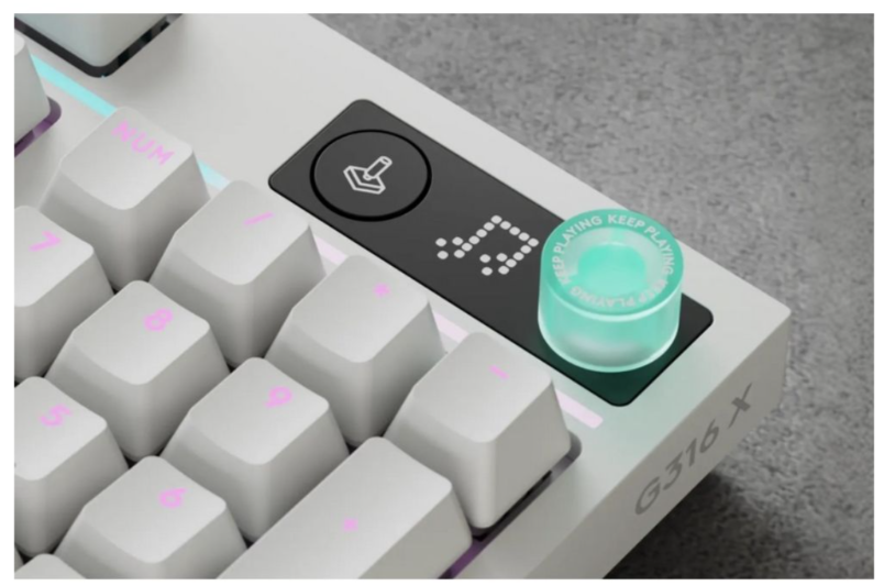 B&agrave;n ph&iacute;m cơ Logitech G316 X 98 White 