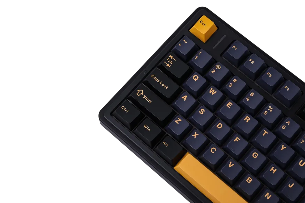 Bàn phím cơ Aula 3 MODE F87 Đen+Xanh đậm+Cam Greywood V3 Switch