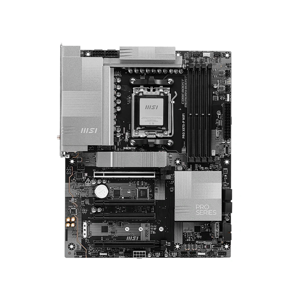 Mainboard MSI PRO X870-P WIFI (AMD X870/ Socket AM5/ ATX/ 4 khe ram/ DDR5/ 2.5 Gigabit LAN)