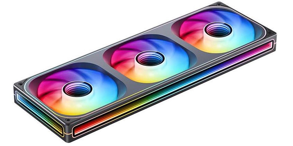 Quạt case JONSBO ZB-360BR BLACK LED ARGB REVERSE (fan ngược)