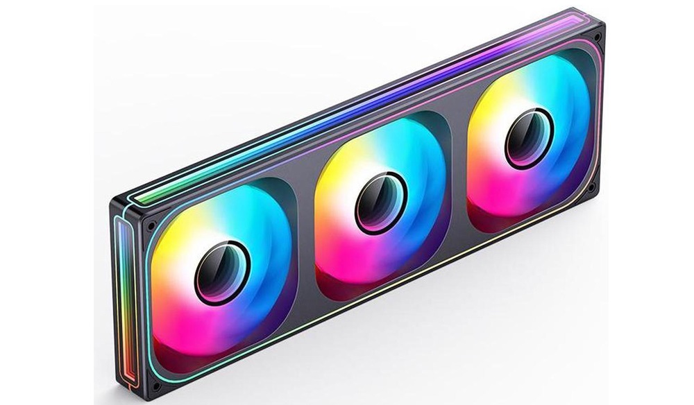 Quạt case JONSBO ZB-360BR BLACK LED ARGB REVERSE (fan ngược)