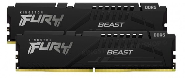 Ram PC Kingston FURY Beast RGB EXPO 32GB DDR5 6000MHz (KF560C36BBE2A-32)