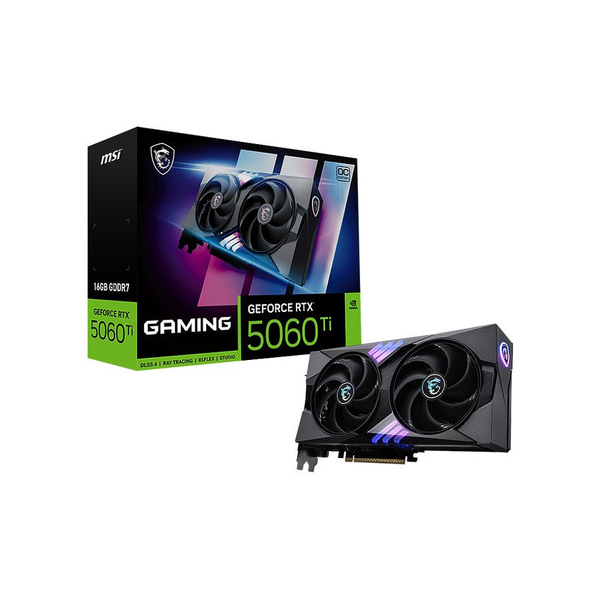 Card đồ họa MSI GeForce RTX 5060 Ti 16G GAMING OC (GDDR7/ 128 bit)
