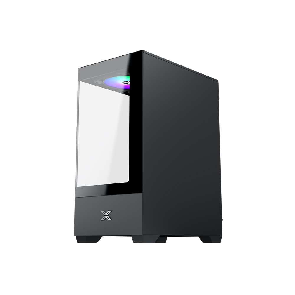 Vỏ m&aacute;y t&iacute;nh Xigmatek VIEW II 3F (Mini Tower/ M-ATX/ Đen)