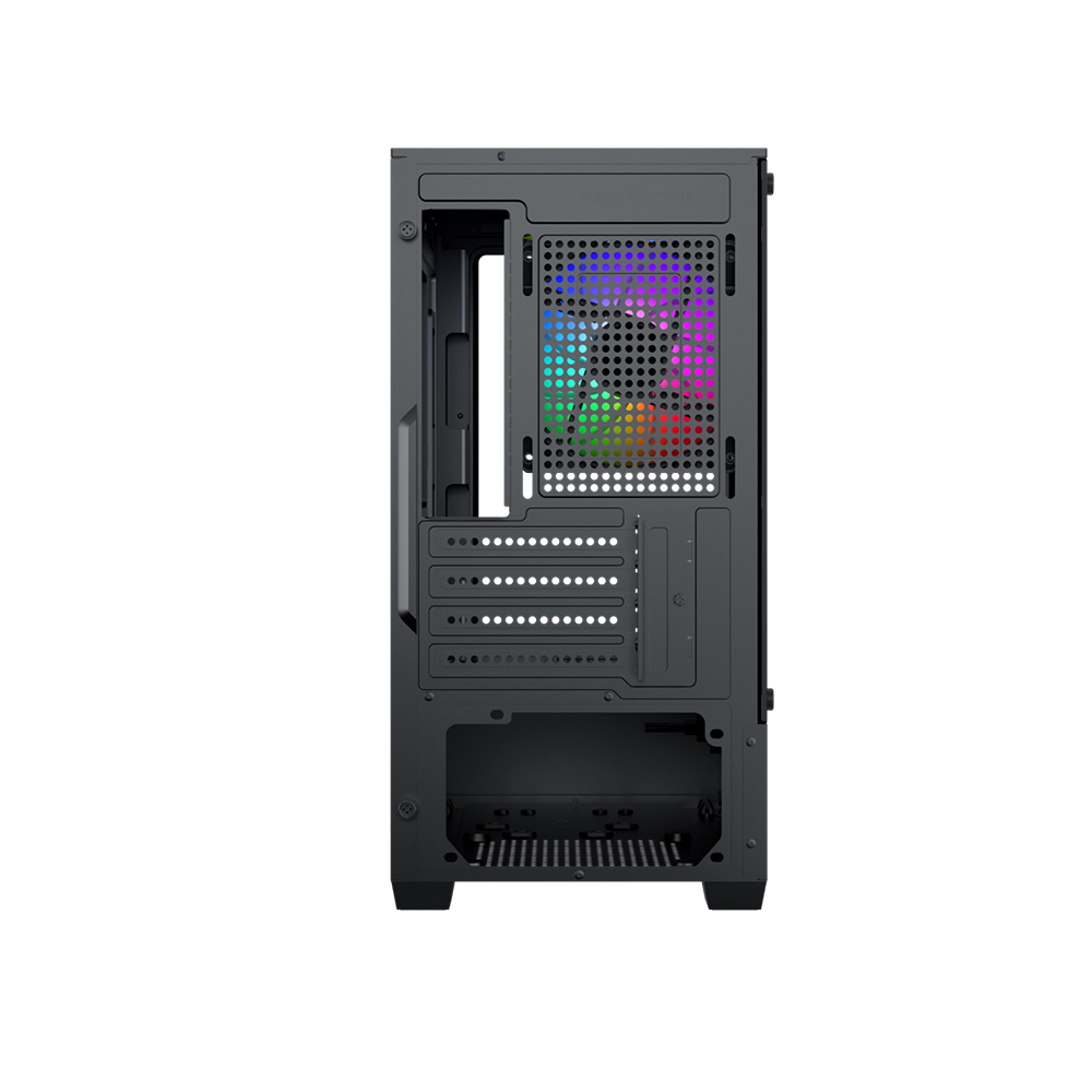 Vỏ m&aacute;y t&iacute;nh Xigmatek VIEW II 3F (Mini Tower/ M-ATX/ Đen)
