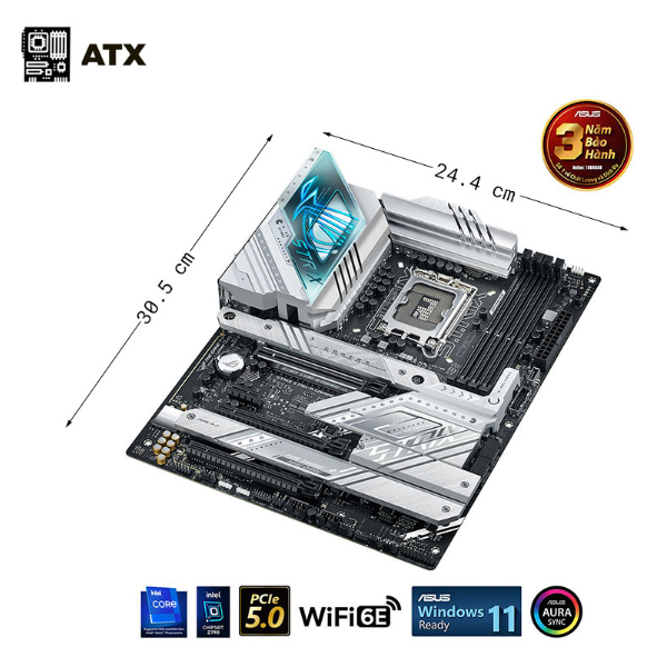 Mainboard Asus ROG Strix Z790-A GAMING WIFI D4 (Intel Z790/ Socket 1700/ ATX/ 4 khe ram/ DDR4/ 2.5 Gigabit LAN)