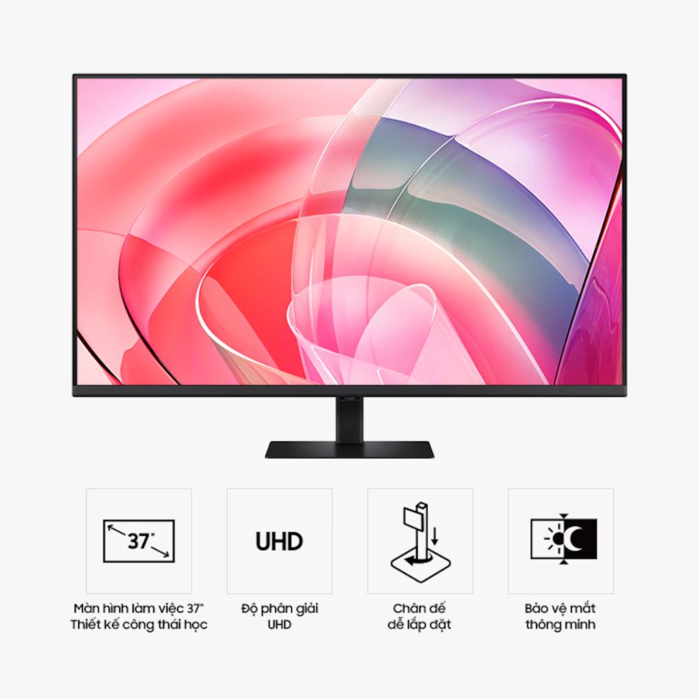 M&agrave;n h&igrave;nh đồ họa Samsung ViewFinity S7 LS37D702EAEXXV (37Inch/ 4K (3840 x 2160)/ 5ms/ 60HZ/ 350cd/m2/ VA)