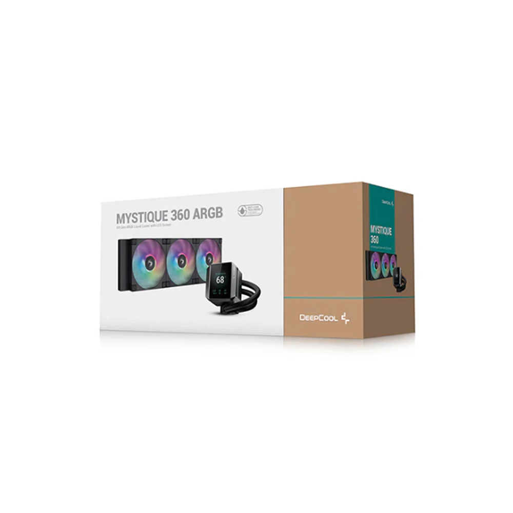 Tản nhiệt nước AIO Deepcool Mystique 360 ARGB (M&agrave;u Đen, M&agrave;n H&igrave;nh Hiển Thị)
