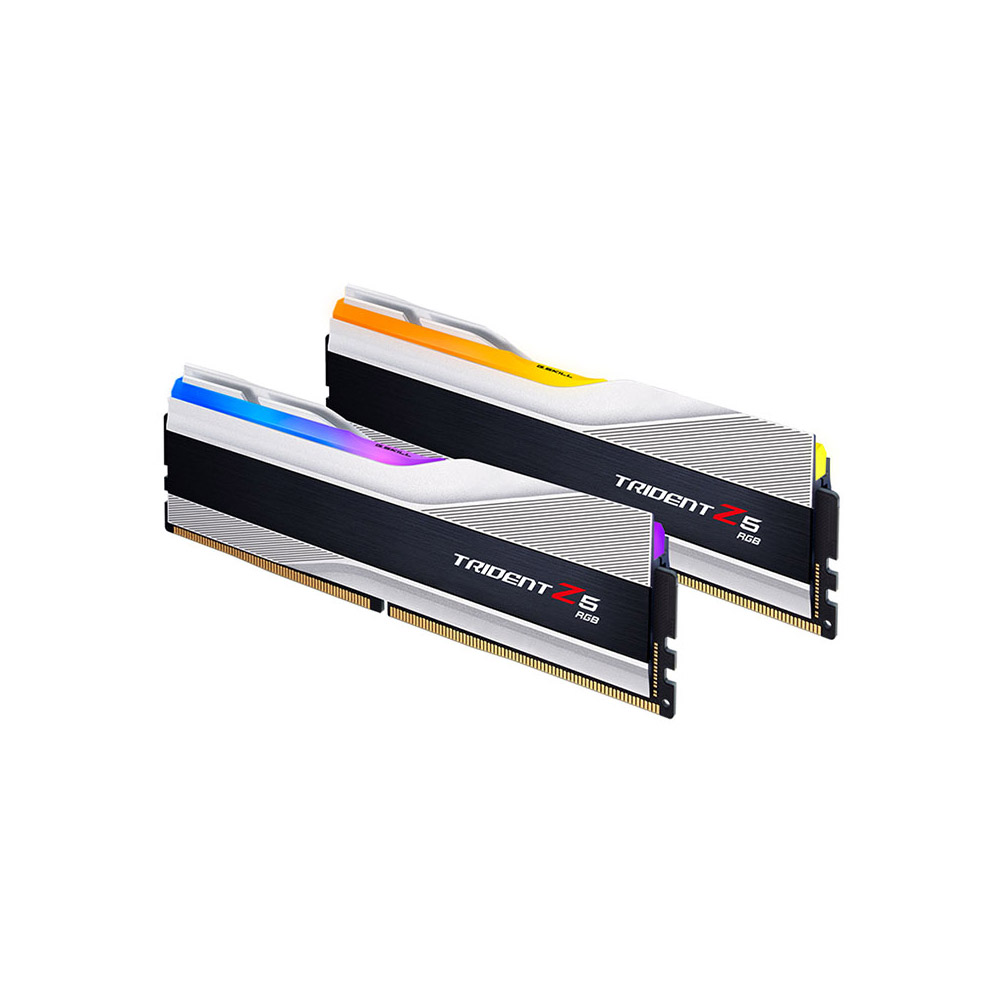 Ram desktop GSKill Trident Z5 RGB SILVER F5-6400J3239F48GX2-TZ5RS 96GB(2x48GB) DDR5 6400Mhz