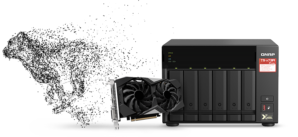 Thiết bị lưu trữ NAS Qnap TS-673A-8GB