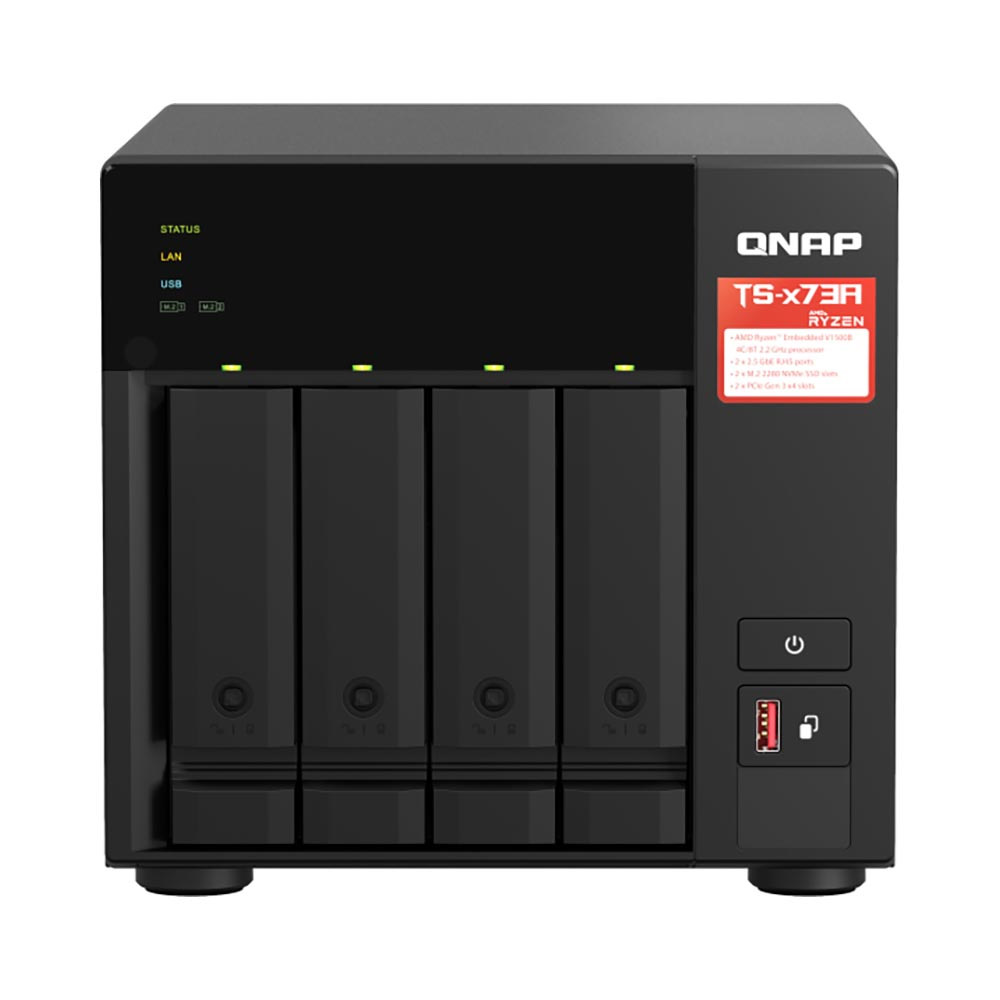 Thiết bị lưu trữ NAS Qnap TS-473A-8GB