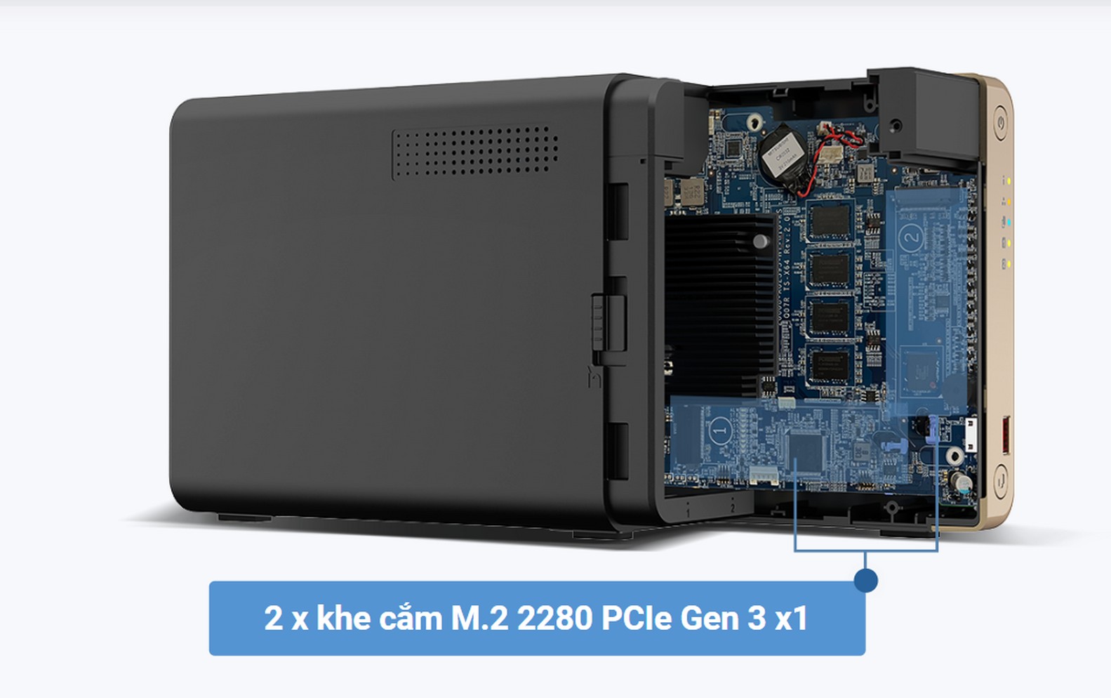 Thiết bị lưu trữ NAS Qnap TS-464-8GB