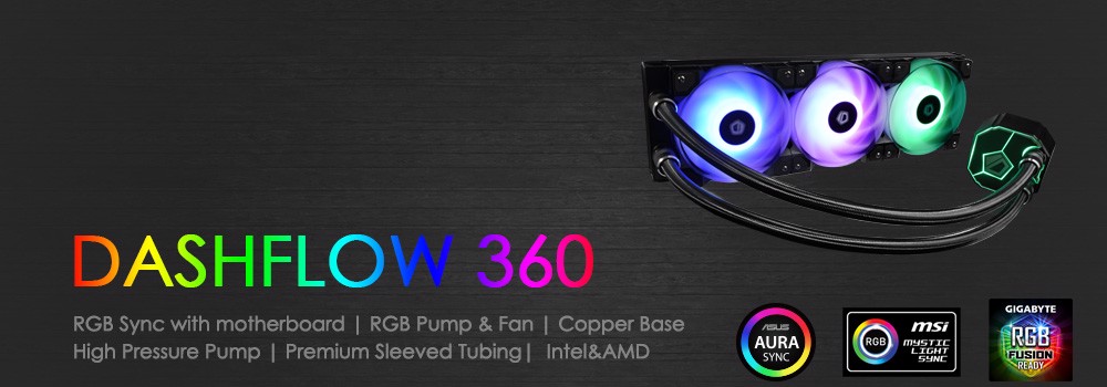 Tản nhiệt nước AIO ID-COOLING DASHFLOW 360 BASIC BLACK