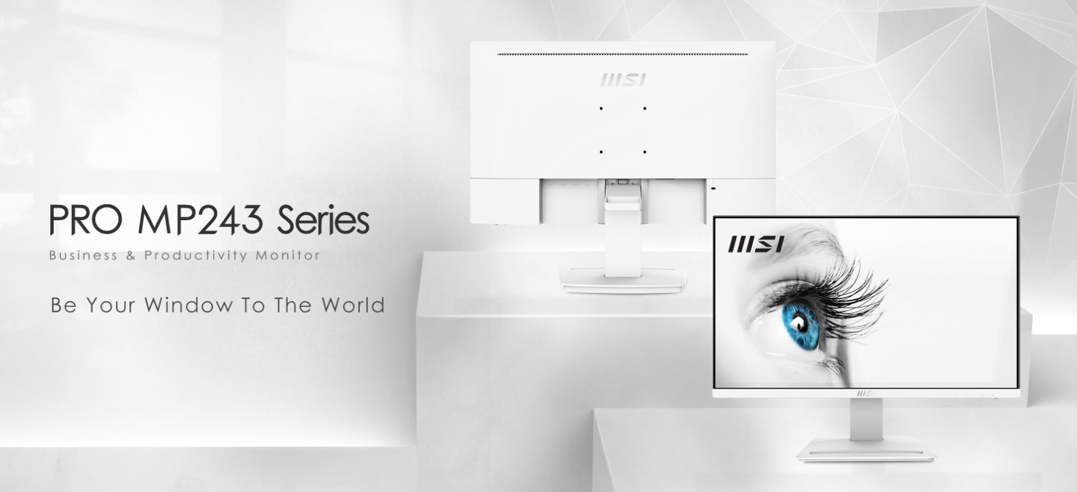 Màn hình MSI PRO MP243W Trắng