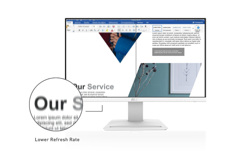 Màn hình MSI PRO MP243W Trắng