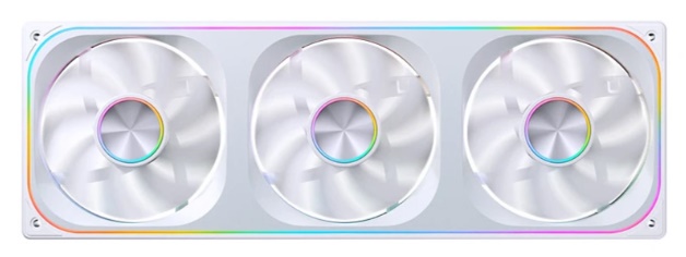 Quạt case JONSBO ZA-360WR White LED ARGB REVERSE (fan ngược)