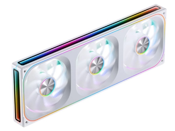 Quạt case JONSBO ZA-360WR White LED ARGB REVERSE (fan ngược)