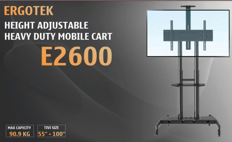 Giá treo Tivi di động Ergotek E2600 (55 – 100 Inch)