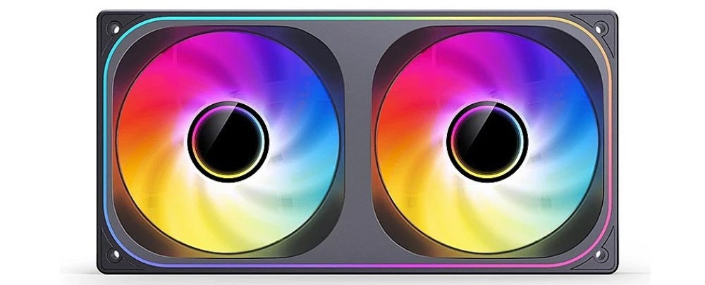 Quạt case JONSBO ZB-240BR BLACK LED ARGB REVERSE (fan ngược)