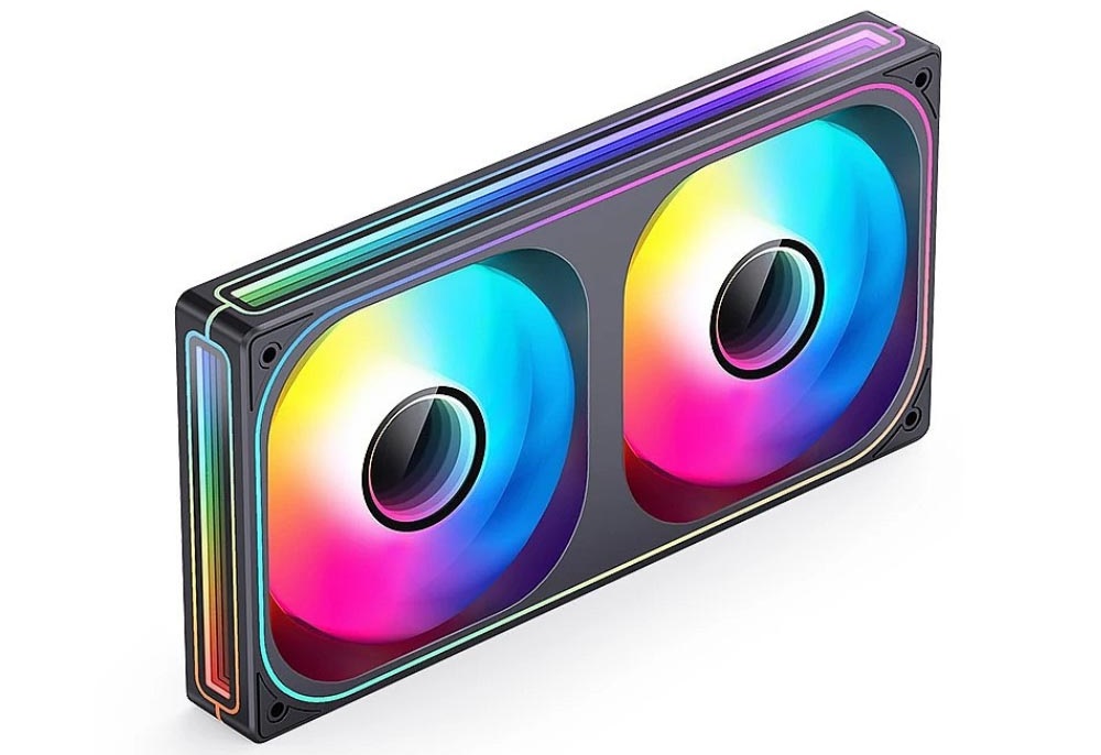 Quạt case JONSBO ZB-240BR BLACK LED ARGB REVERSE (fan ngược)