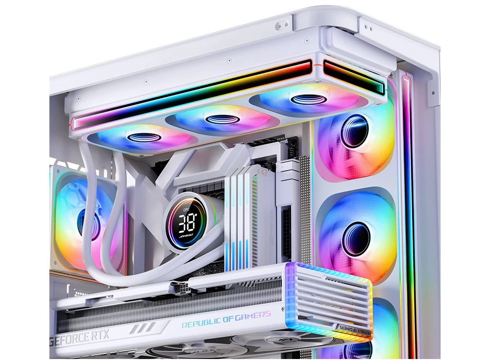 Quạt case JONSBO ZB-240W White LED ARGB