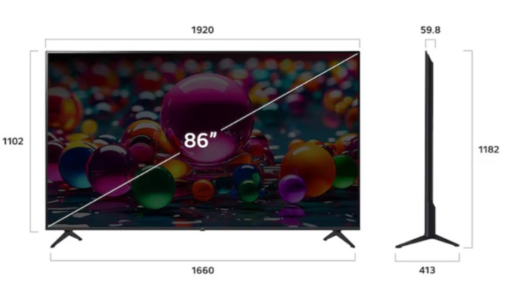 Smart Tivi LG 4K AI 86 inch 86UA8450PSA