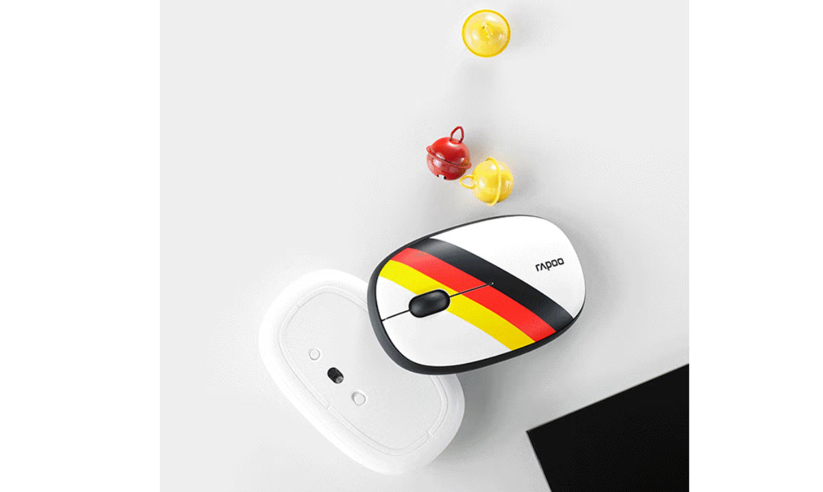 Rapoo M650 Silent Germany màu White Yellow Red