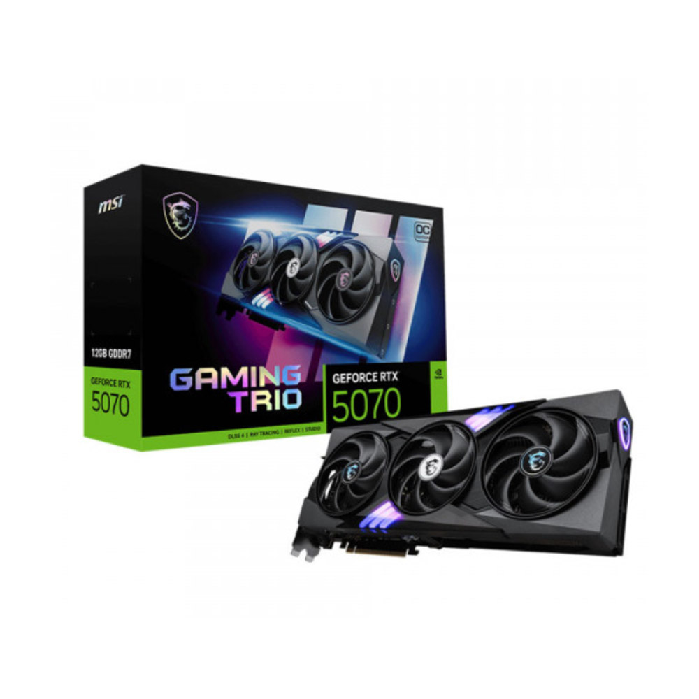 Card đồ họa MSI GeForce RTX 5070 12G GAMING TRIO OC