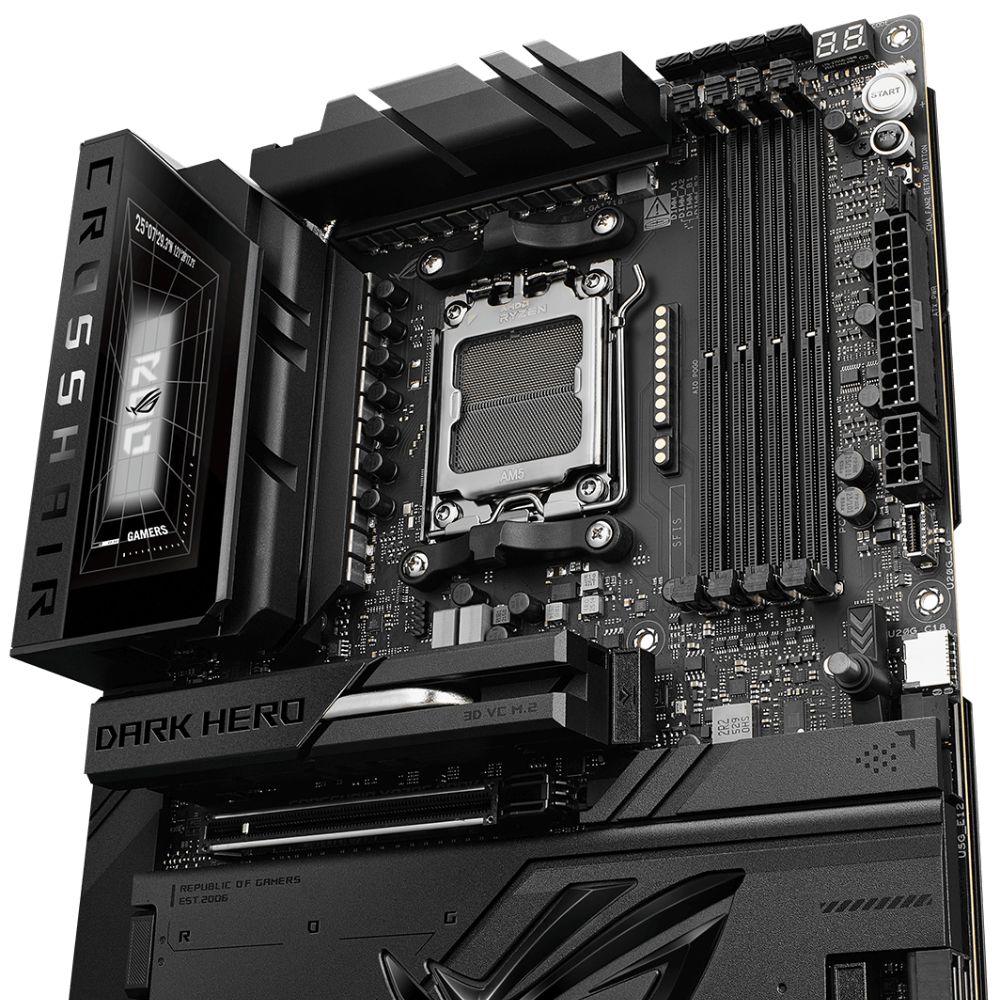 Mainboard Asus ROG CROSSHAIR X870E DARK HERO (AMD X870/ Socket AM5/ ATX/ 4 khe ram)