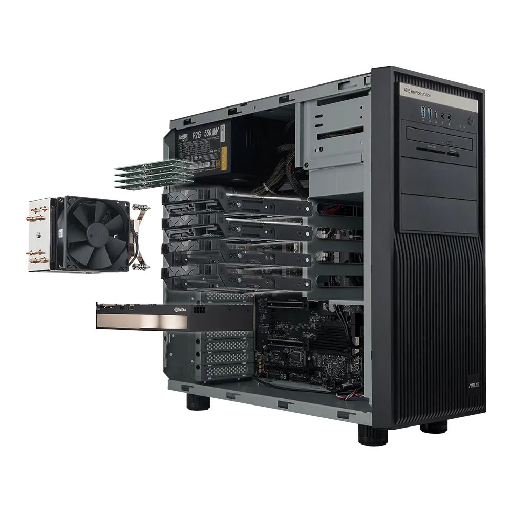 M&aacute;y trạm Workstation Asus PRO ET500I W8 (Ultra 7 265/ 16GB/ 512GB SSD/ Key/ Mouse/ NoOS/ 3Y)