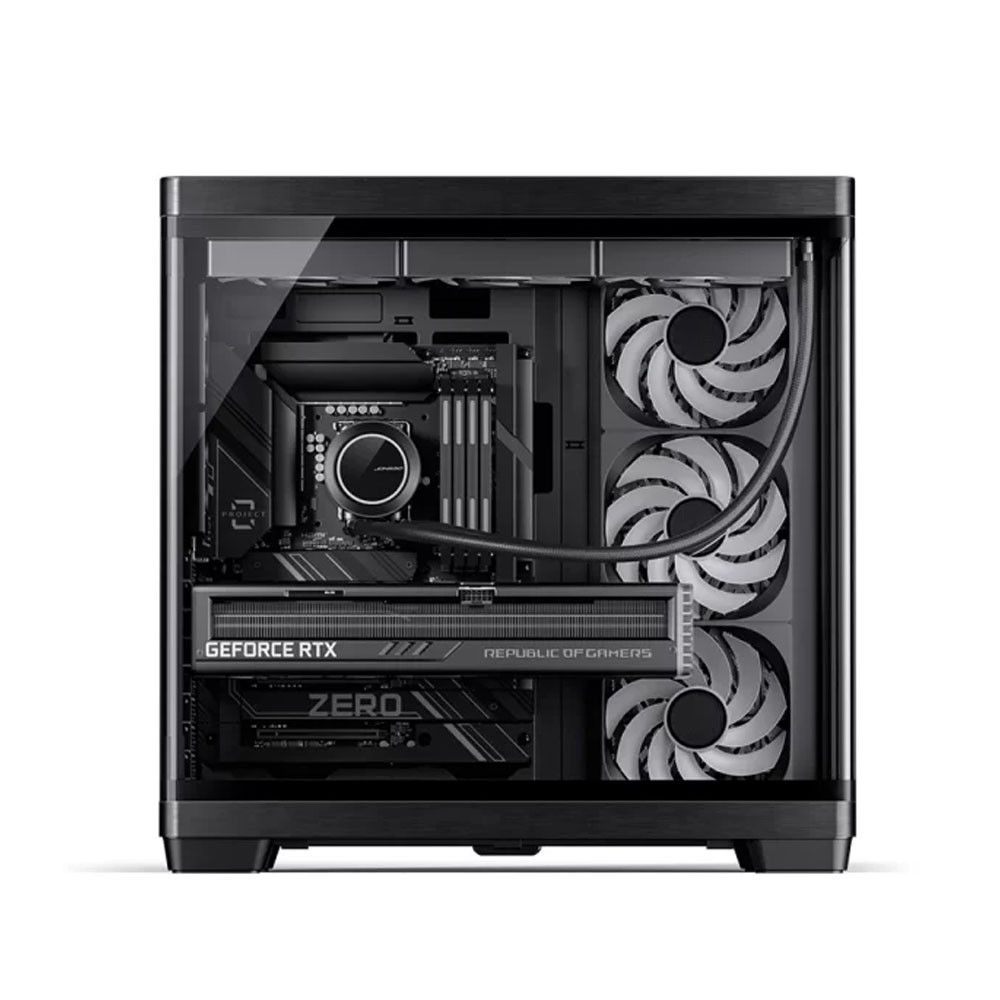 Vỏ máy tính JONSBO TK-4 WOOD (Mid Tower/ ATX/ Đen)