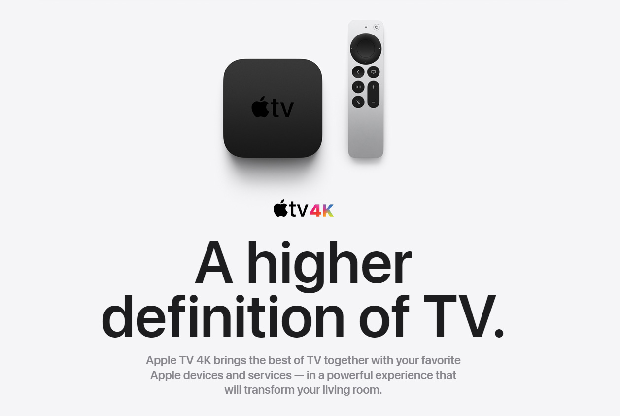 Thiết bị giải trí đa phương tiện Apple TV 4K 64GB-MXH02ZA/A