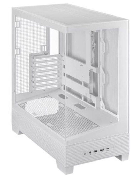 Vỏ máy tính Asus A31 TG White (ATX, tương thích MB giấu dây, hỗ trợ lắp lên tới 10 quạt 120mm)