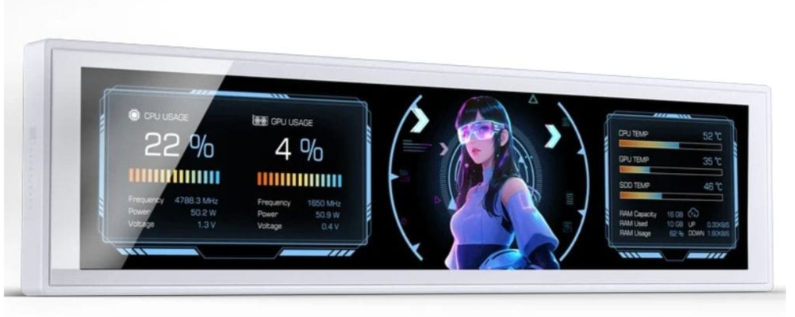 M&agrave;n h&igrave;nh phụ JONSBO DS916 White 