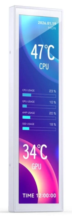 M&agrave;n h&igrave;nh phụ JONSBO DS916 White 