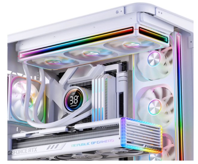 Quạt case JONSBO ZA-240W White LED ARGB