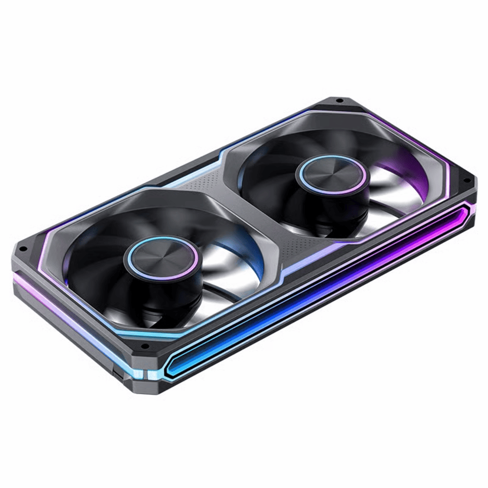 Quạt case JONSBO XA-240BR BLACK LED ARGB REVERSE (fan ngược) 