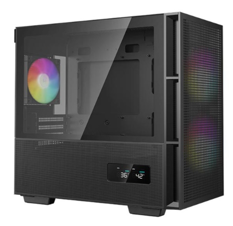 Vỏ m&aacute;y t&iacute;nh Deepcool CH360 DIGITAL Mid-tower mATX ARGB - Black 