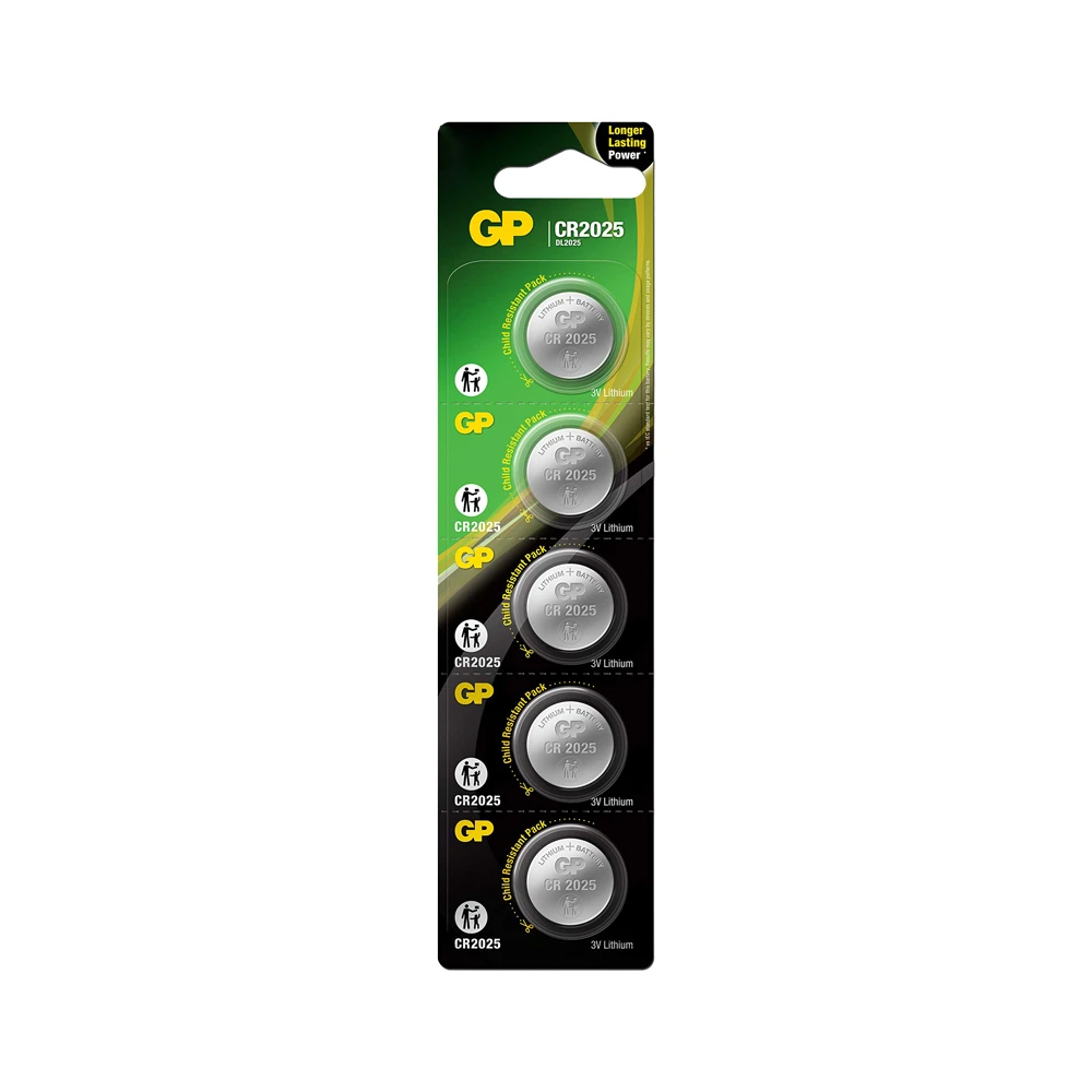 Pin Cmos Greencell Lithium (c&uacute;c &aacute;o) 2025 GPCR2025 (Vỉ 5 vi&ecirc;n)