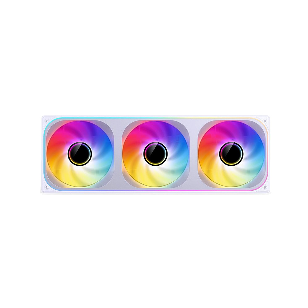 Quạt case JONSBO ZB-360WR White LED ARGB REVERSE (fan ngược)